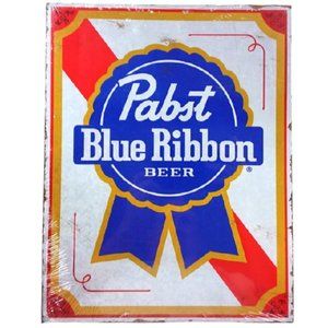 Pabst Beer Bar Metal Tin Ad Sign Picture Wall Décor Man Cave Home Work Gift